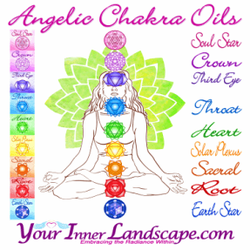 Angelic chakra Oils www.yourinnerlandscape.com