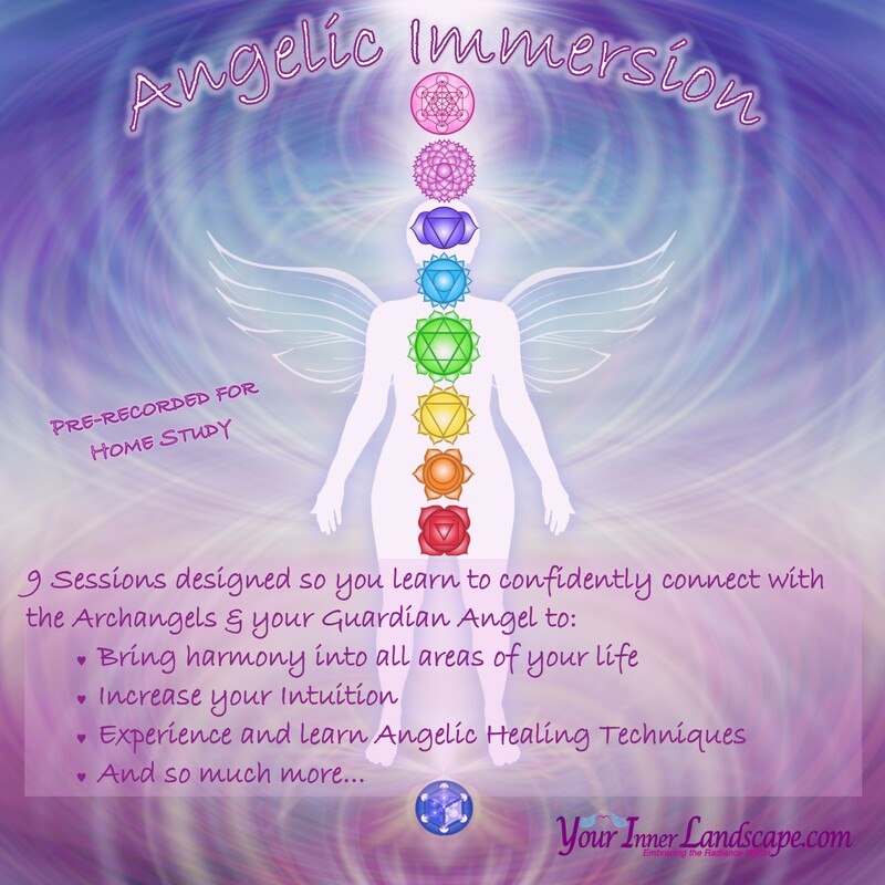 Angelic Immersion - pre-recorded coursse to confidently connect wiht the Archangels & your guardian angel