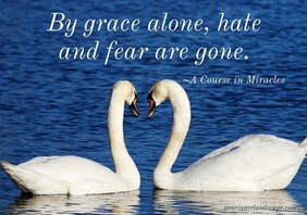 By grace alone hate and fear are gone